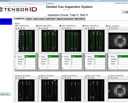 Dented Can Inspection Software